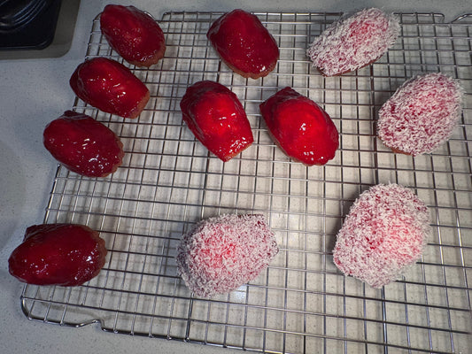 Raspberry Coco Madeleine
